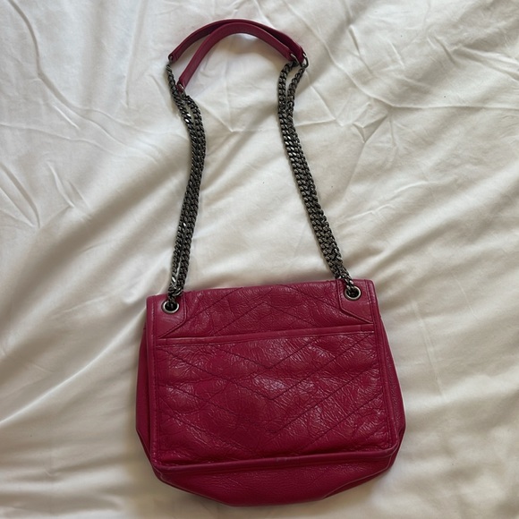 Saint Laurent Baby Niki Chain Satchel Freesia - Picture 2 of 5